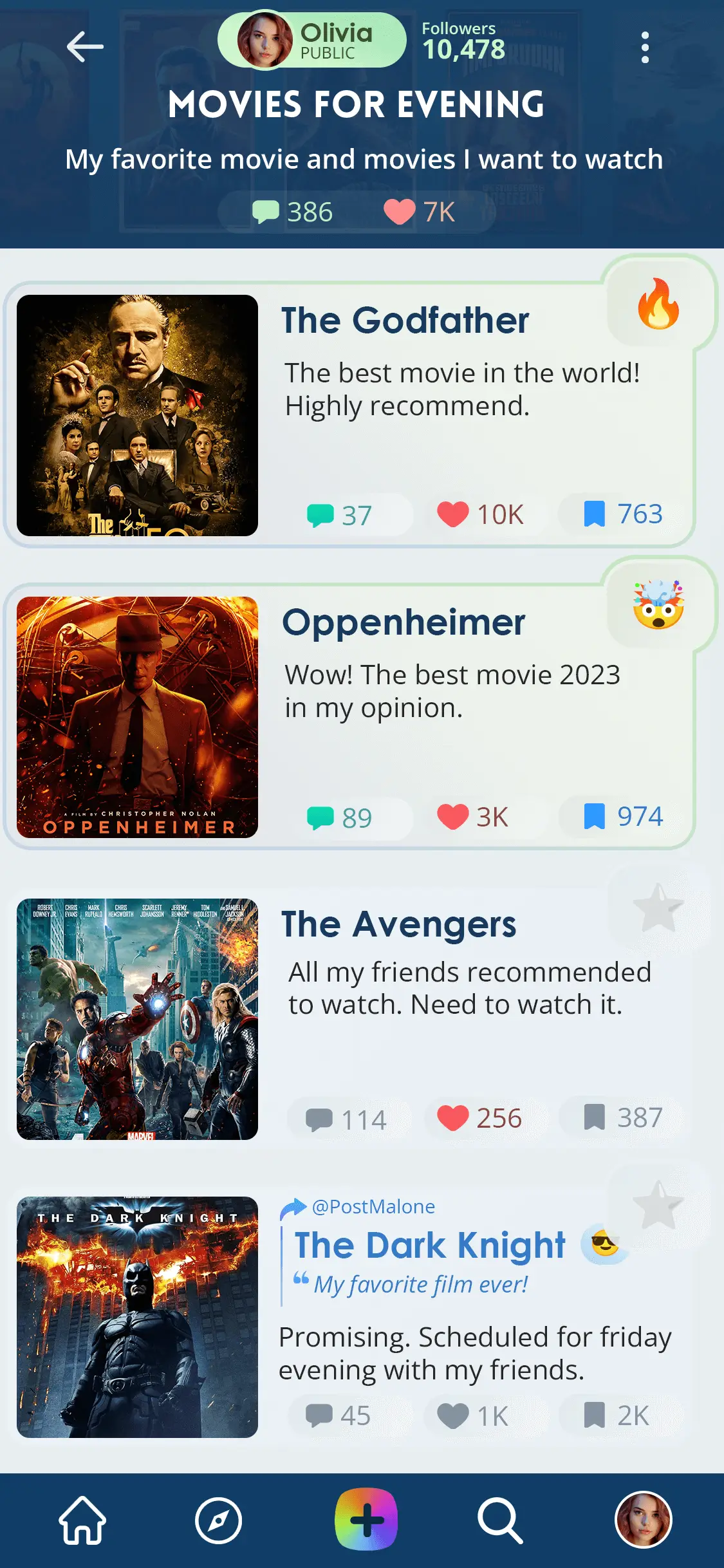 Idolist App: Movies List